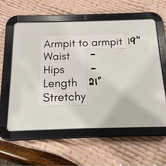 Button down sequin pale baby pink cardigan size medium - Picture 9 of 14